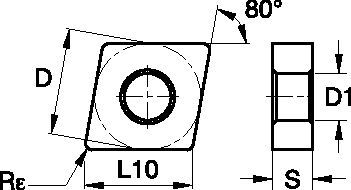 VariTurn™ CNMG2509247N Insert 4166457 - Widia