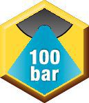 ﻿クーラント — スルークーラント 最大100 bar（1500 psi）
