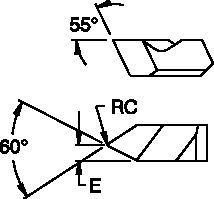 TopThread™ NT1L Threading Insert 3636555 - Widia