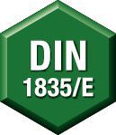 섕크 —  원통형 Whistle Notch™ DIN 1835/E