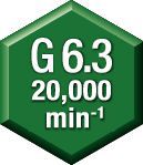 Equilibrio —  G 6.3 a 20,000 min -1