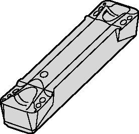 A4™ 切槽及车削刀片 • 小直径端面切槽刀具