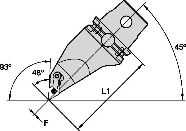 MDMN 48° • 93° Anwendung • Centerline