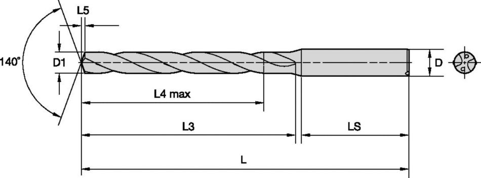 GOdrill™ • Gamme étendue de matériaux • Arrosage central