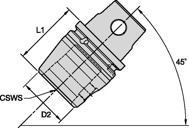 KM-KM-XMZ RED Tooling Systems - 1509861 - WIDIA