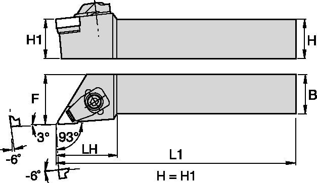 -MX, -MN, and -MF for Kendex™ Negative Inserts and -MA for Kenloc™ Inserts