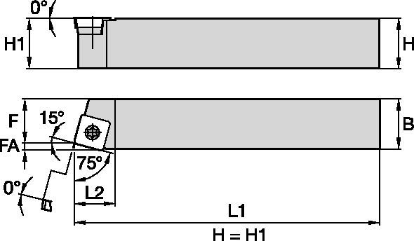 螺纹接口刀片