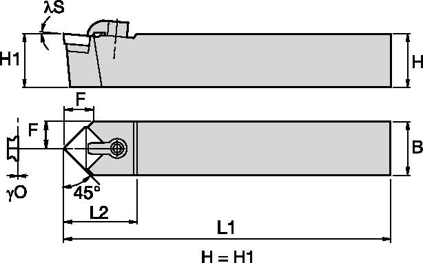 KS Series CSDPN164 Toolholder 2951285 - Widia