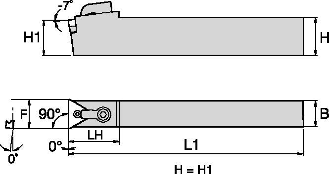 Kenloc™ MTCNN083 Toolholder 1096318 - Kennametal