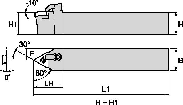 Kenloc™ MTENNS205 Toolholder 1096355 - Kennametal