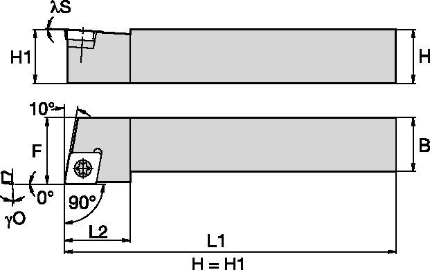 Screw-On SCGPL083V Toolholder 1095690 - Kennametal