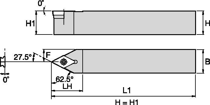 Screw-On SDPCN062D Toolholder 1771942 - Kennametal