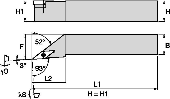 S-Style SVJBL163 Toolholder 2951374 - Widia