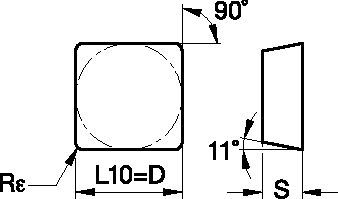 Kendex™ Positive Inserts - ISO Carbide Inserts - 7088269 - Kennametal