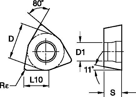 Inserti in metallo duro ISO