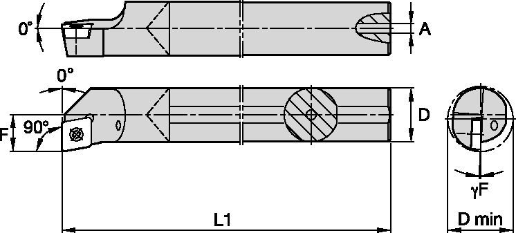 S-Style E06JSCFPR04 Boring Bar 2010047 - Widia