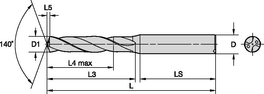 TDS401 3xD Holemaking - 4163498 - WIDIA