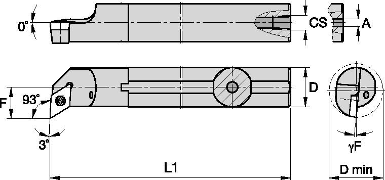 SCREW—ON Wendeschneidplatten