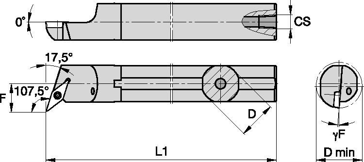 SCREW—ON Wendeschneidplatten