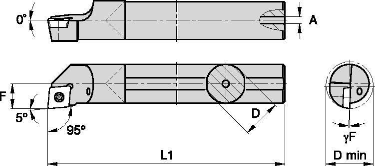 Carbide Shank with Through Coolant