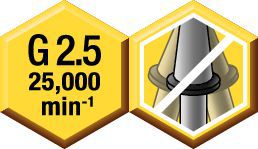 Équilibrage —  G 2,5@ 25 000 t/mn