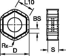 Face milling insert with twelve cutting edges