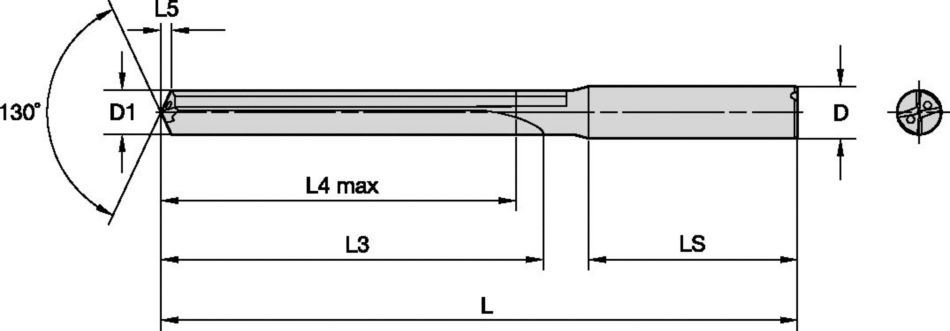 TOP DRILL G™ • Materiały nieżelazne • 8 x D