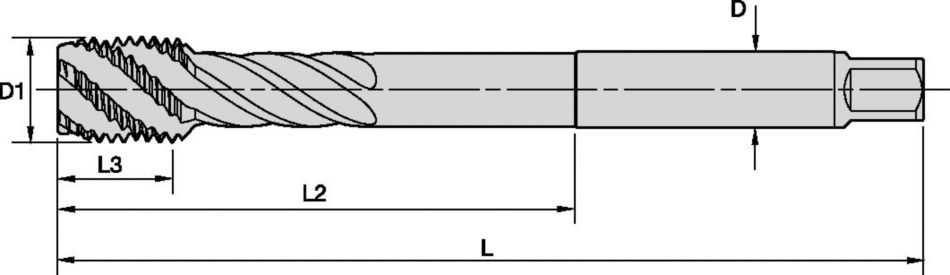 T630 • Metric Extra Long • Form C Semi-Bottoming Chamfer • Wind Energy