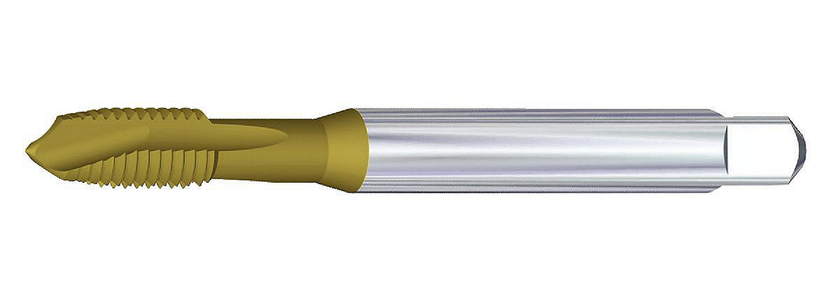 Gwintowniki HSS-E GOtap™ T820 z wierzchołkiem spiralnym • Otwory przelotowe