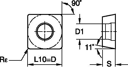 Victory™ SPMT120408MP Insert 4170270 - Widia
