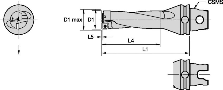 Drill Fix™ DFS™-Werkzeugkörper