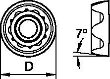 Indexable  Inserts • RCGX64..