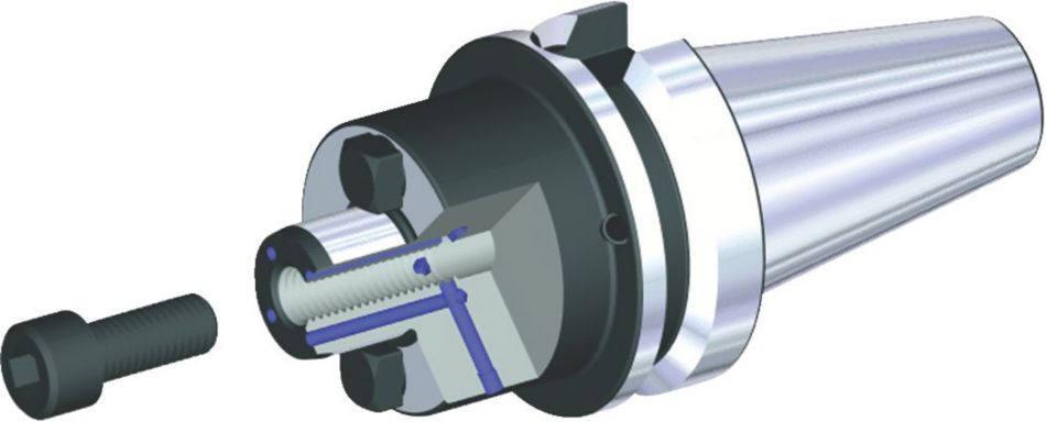 Shell Mill Adapters with Through Coolant