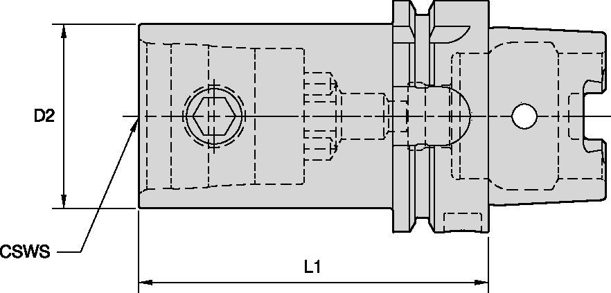 KM to HSK50A Modular Adapters