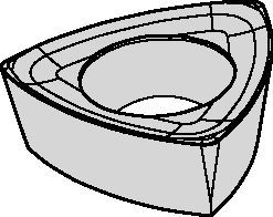 Insert for KenFeed™ Mini - WPGX03...-LD 3877728 - Kennametal