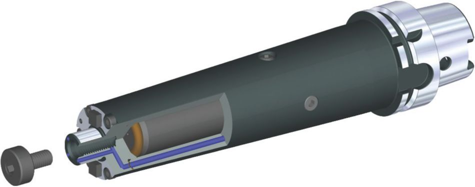 Antivibrační adaptéry pro nástrčné frézy s vnitřním chlazením