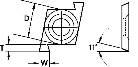 Screw-On Wendeschneidplatten