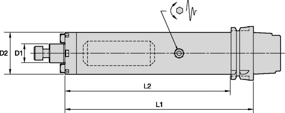 Tunable Shell Mill Adapters with Through Coolant