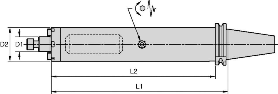 Tunable Shell Mill Adapters with Through Coolant