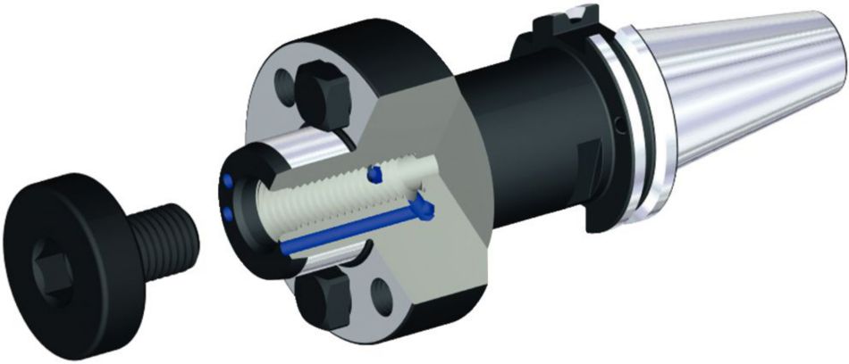 Shell Mill Adapter • DV40 • Coolant • Metric