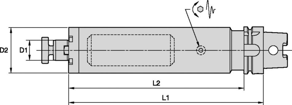 Adaptateurs pour fraise à tenon avec arrosage central