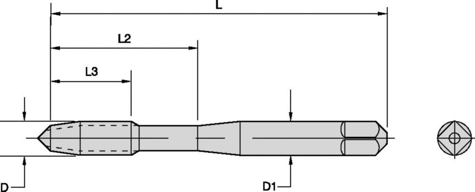 TRU-LEDE™ Forming Taps • Blind Holes in General Machining Applications