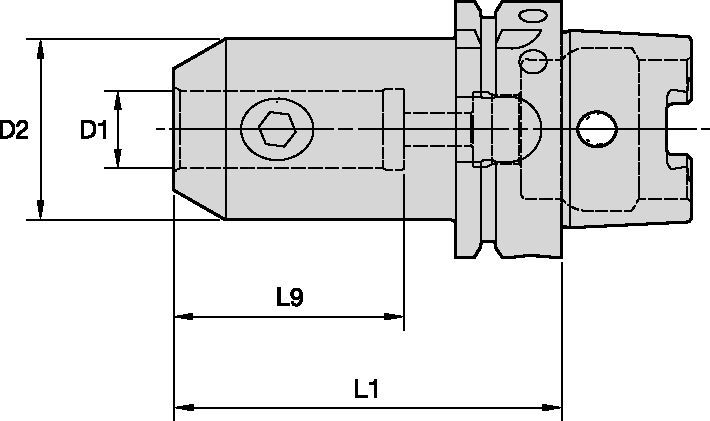 EM IN-HSK Form A • End Mill Adapter