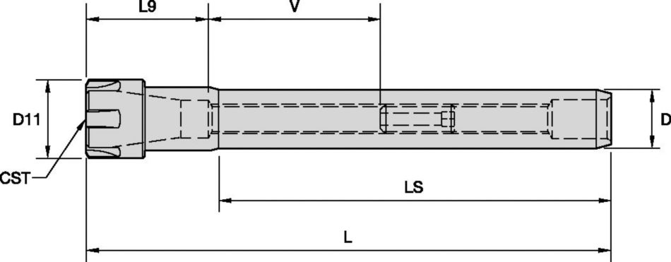 ER™ Collet Adapter • Straight Shank • Metric