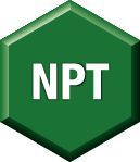 Especificações do fabricante: NPT
