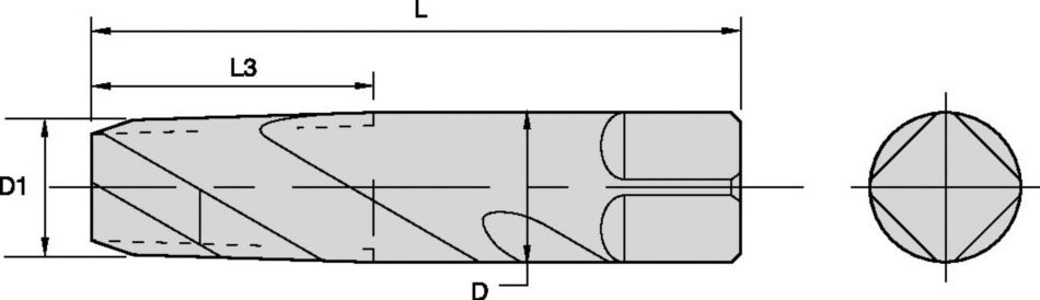 NPT/ANPT and NPTF Spiral-Flute Production Taper Pipe Taps