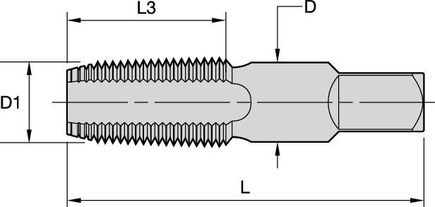 NPT/ANPT High-Hook Production Taper Pipe Taps