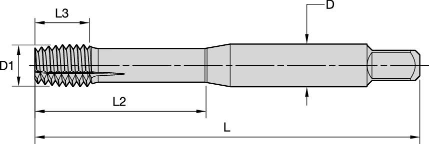 Forming Taps • Through Holes in General Machining Applications