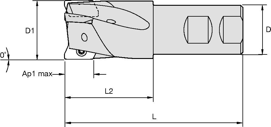 Indexable End Mills