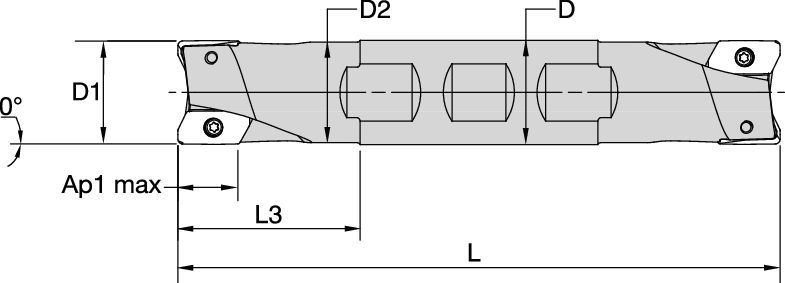 Indexable End Mills